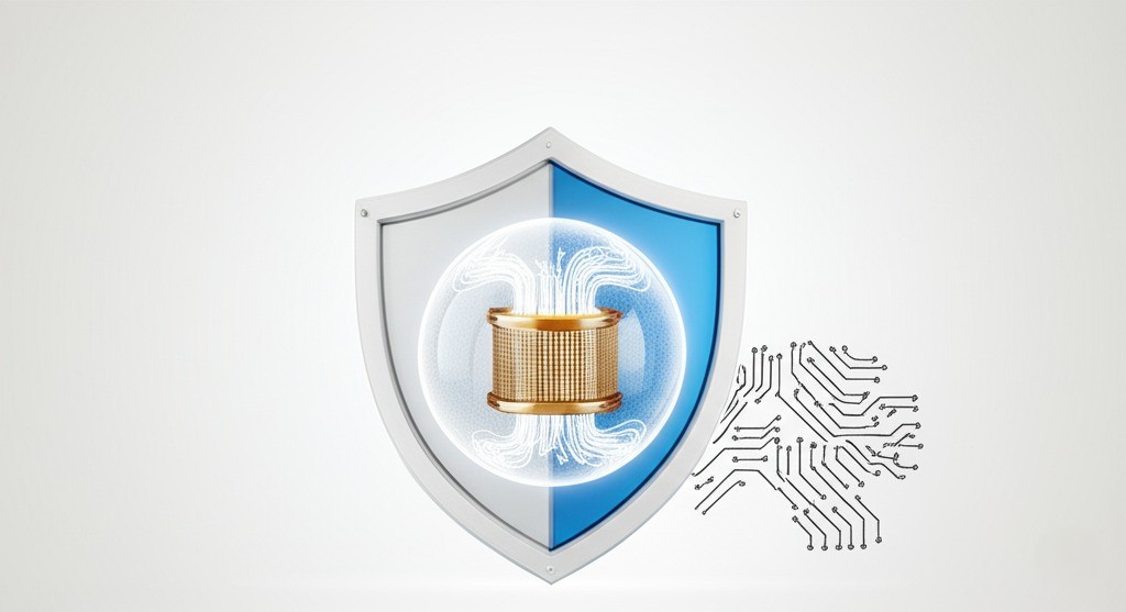 Diagram illustrating data security, privacy controls, and ethical AI framework